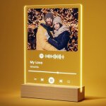 Cadeau femme noel plaque spotify personnalis cadeau noel couple copain copine lampe personnalise cadre ...