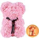 Cadeau pour femme - rose ours - cadeau romantique pour halloween nol anniversaire mariage saint - valentin ...