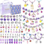 Cadeau fille 5 - 13 ans bijoux enfant fabrication bracelet charms bracelet kit jouet fille 5 6 7 8 9 ...