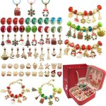 Cadeau fille 5 - 13 ans bijoux enfants jeux charms bracelet kit fabrication creation ide jouet de pques ...