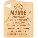 Cadeau mamie planche � d�couper en bambou cadeau grand mere anniversaire fete des mere noel cadeaux pour ...