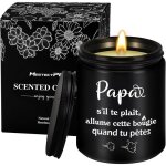 Cadeau pour papa bougies parfumes drle cadeaux de nol fte des pres originales pour hommes bougies ...