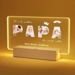 Cadeau papa noel - cadre photo personnalis cadeau fete des peres - lampe personnalise avec photo pour ...