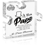 Cadeau papa - plaque acrylique grave pour cadeau anniversaire papa cadeau papi et cadeau pour papa excepti ...