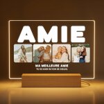 Cadeau personnalis amie avec photo et ddicace - cadre photo personnalis amie - cadeau anniversaire amie ...