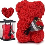 Cadeaux de fte des mres cadeaux pour femmes cadeaux de saint - valentin ours en rouge cadeaux de saint ...