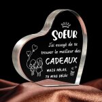 Cadeau soeur cadeau anniversaire femme dcoration acrylique cadeau soeur anniversaire idee cadeau grande ...