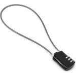 Cadenas  cble rtractable cadenas  combinaison numrique avec 31 cm cble pour moto vlo snowboard ...