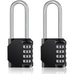 Cadenas long code exterieur pour portail abri de jardin grande cadenas code 4 chiffres pour casier vestiaire ...