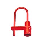Cadenas pompier anse rouge pour cl de 11mm. code 1454 cpeg klose besser