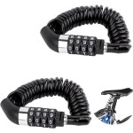 Cadenas de vlo extensible 150 cm * 35 mm - aqsacokiya - antivol pour casque de vlo moto poussette snowboard ...