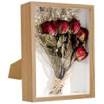 Cadre 3d profond a4 31. 5x23cm photo � remplir bo�te dombre en bois vitrine profonde pour fleurs m�dailles ...