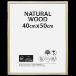 Cadre bois brut 40 x 50 cm naturel