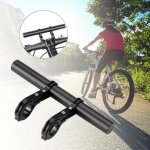 Cadre dextension de guidon multifonction pour vlo(noir double support (20m)) - jia