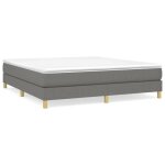Excellent cadre de lit - 2 places pour adulte - gris fonc� 180x200 cm tissu - matelas non inclustopbf850418898 ...