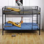 Cadre de lit superpos en mtal cadre solide avec sommier  lattes grand rangement adulte 90 x 200cm ...