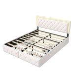 Cadre de lit avec tiroirs de rangement lit led 160 x 200 lit deux place lits et cadre de lit pour adulte ... Cadre de lit avec tiroirs de rangement lit led 160 x 200 lit deux place lits et cadre de lit pour adulte ...