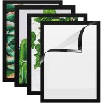 Cadres magntiques peinture diamant - lot de 4 - pvc durable - 30x40 cm