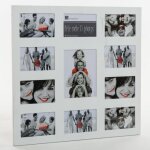 Ple - mle 11 photos - cadre multi photos - blanc