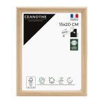 Cadre photo 15x20 cm ceanothe - bois clair naturel essentiel