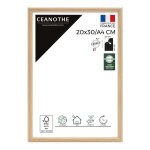Cadre photo 20x30 cm / a4 ceanothe - bois clair naturel essentiel