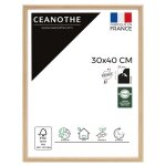Cadre photo 30x40 cm ceanothe - bois clair naturel essentiel