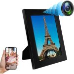 Cadre photo cam�ra cach�e mini cam�ra cach�e wifi cam�ra espion wifi hd 1080p cadre photo 2 en 1 cam�ra ...