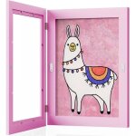 Cadre photo a4 - nikcorp - bois - rose - d�coration murale - enfants