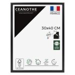 Cadre photo 30x40 cm ceanothe - noir essentiel Cadre photo 30x40 cm ceanothe - noir essentiel
