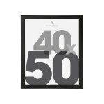 Cadre photo lise noir 40x50cm - atmosphera createur dinterieur Cadre photo lise noir 40x50cm - atmosphera createur dinterieur