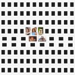 Cadre photo magnetique frigo (lot 100) photos 7 x 45 cm magnet personnalisable acrylique
