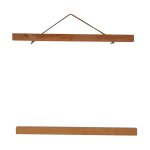 Cadre photo magnétique en sciure de bois porte - affiche pour impressions et ?uvres dart teck 30 cm Cadre photo magnétique en sciure de bois porte - affiche pour impressions et ?uvres dart teck 30 cm