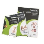 Cadre photo - methodo k900118 - acrylique - 60 x 80 cm - blanc / transparent