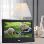 Cadre photo numrique 7  1024x600 musique haut - parleur intgr avec tlcommande hb057