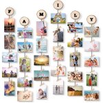 Cadre photo pêle mêle cadre photo mural porte photos pinces tranches de bois natureldécoration maison ... Cadre photo pêle mêle cadre photo mural porte photos pinces tranches de bois natureldécoration maison ...