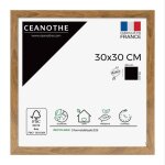 Cadre photo 30x30 cm ceanothe - marron precious