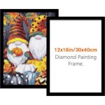 Cadre photo - yyv - lot de 2 - 30x40 cm - magn�tique autocollant - noir - contemporain