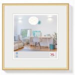 Cadre en plastique - new lifestyle - 30x30 cm - or