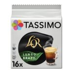 Caf dosettes lungo bresil compatible machine tassimo tassimo la boite de 16