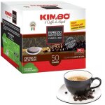 Caf kimbo espresso napoletano en dosettes arabica + robusta 50 pcs
