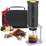 Cafetire expresso portable avec support et sac batterie 7500mah multi - options label