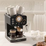 Cafetire expresso - thera retro - 20 bars - rservoir 125l - compatible caf moulu et dosettes ese