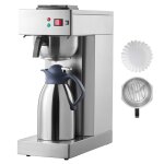 Cafeti�re � filtre commerciale 12 tasses - duoku - carafe thermique - cafeti�re � verser en acier inoxydable ...