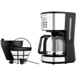 Cafeti�re filtre - ecg - kp 2125 supreme - 15 l - 12 tasses - �cran lcd - fonction maintien au chaud