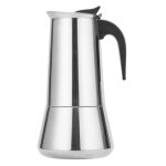 Cafeti�re italienne 12 tasses en acier inoxydable compatible tous types de feux 12 tasses label