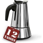Cafetire italienne 12 tasses outdoor camping - car camion van gaz electrique