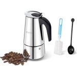 Cafetiere italienne 300 ml 6 tasses grande contenance cafetiere italienne induction cafetire moka compatible ...