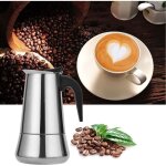 Cafetire italienne en acier inoxydable pour cuisinire  gaz 2 4 6 9 12 tasses[635]
