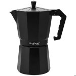 Cafeti�re italienne - cheffinger - 560ml - 12 tasses - aluminium - poign�e ergonomique