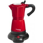 Bestron cafetiere italienne electrique rouge - viva italia - aes480